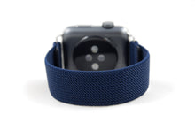 Load image into Gallery viewer, Navy Blue Thin Elastic Apple Watch Band
