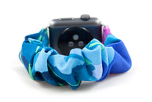 Load image into Gallery viewer, Lake Blossoms Apple Watch Scrunchie Band - 38mm 42mm / 40mm 44mm Series 1 - 6 &amp; SE
