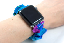 Load image into Gallery viewer, Lake Blossoms Apple Watch Scrunchie Band - 38mm 42mm / 40mm 44mm Series 1 - 6 &amp; SE
