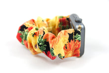 Load image into Gallery viewer, Little Sunflowers Apple Watch Scrunchie Band
