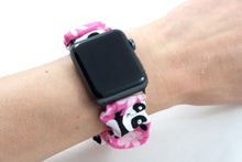 Load image into Gallery viewer, Pink Panda Apple Watch Scrunchie Band - 38mm 42mm / 40mm 44mm Series 1 - 6 &amp; SE
