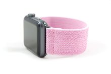 Load image into Gallery viewer, Pink Sparkly Elastic Apple Watch Band
