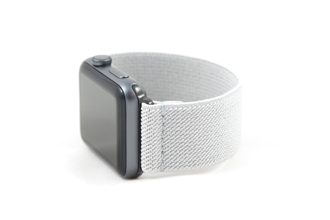 Light Gray Elastic Apple Watch Band