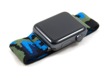 Load image into Gallery viewer, Blue Recon Elastic Apple Watch Band
