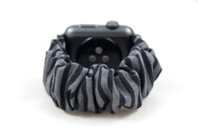 Load image into Gallery viewer, Striped Apple Watch Scrunchie Band
