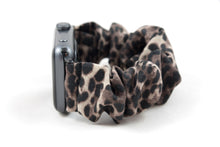 Load image into Gallery viewer, Leopard Apple Watch Scrunchie Band
