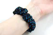 Load image into Gallery viewer, Blue Polka Dot Apple Watch Scrunchie Band - 38mm 42mm / 40mm 44mm Series 1 - 6 &amp; SE
