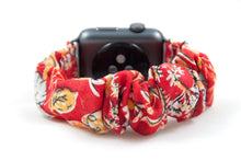 Load image into Gallery viewer, Botanical Apple Watch Scrunchie Band
