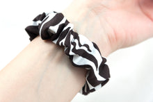 Load image into Gallery viewer, Zebra Apple Watch Scrunchie Band
