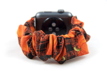 Load image into Gallery viewer, Pumpkin Apple Watch Scrunchie Band
