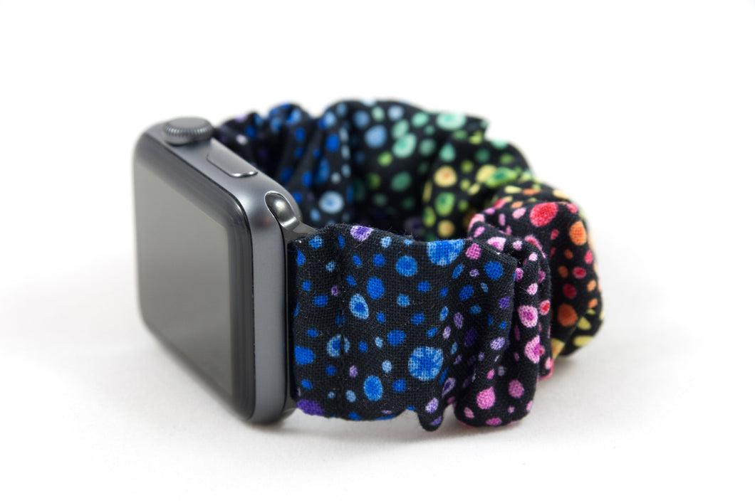 Bubble Dots Apple Watch Scrunchie Band