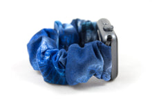 Load image into Gallery viewer, Blue Wave Apple Watch Scrunchie Band
