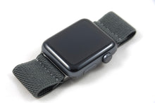 Load image into Gallery viewer, Dark Gray Elastic Apple Watch Band
