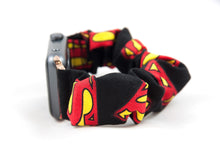 Load image into Gallery viewer, Supergirl Apple Watch Scrunchie Band - 38mm 42mm / 40mm 44mm Series 1 - 6 &amp; SE
