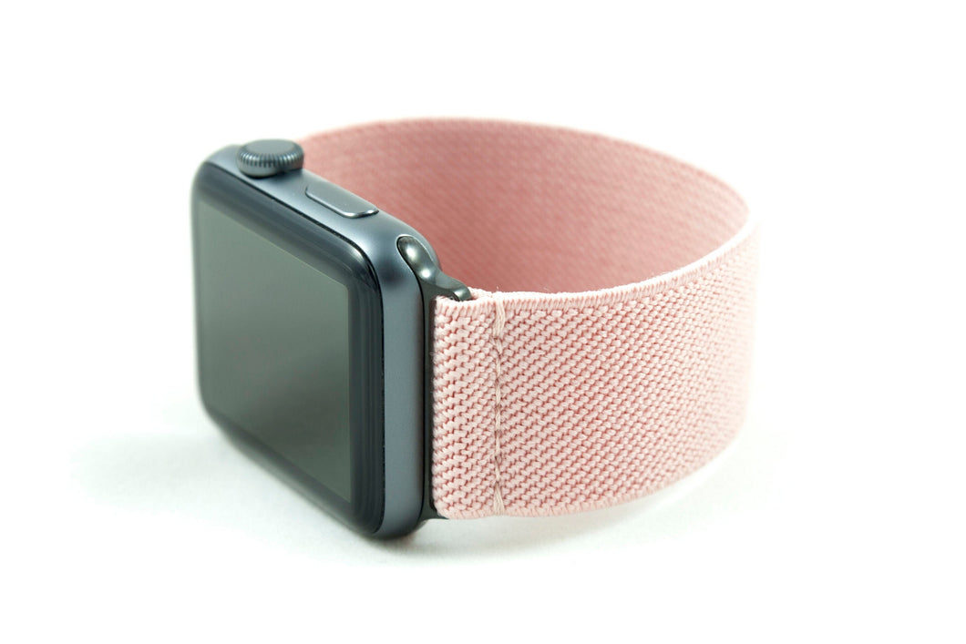 Pink Sand Elastic Apple Watch Band
