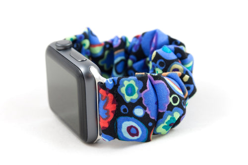 Flower Bubble Apple Watch Scrunchie Band - 38mm 42mm / 40mm 44mm Series 1 - 6 & SE