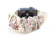 Load image into Gallery viewer, Marauder&#39;s Map Apple Watch Scrunchie Band
