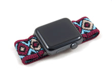 Load image into Gallery viewer, Diamond Pattern Elastic Apple Watch Band
