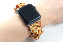 Load image into Gallery viewer, Giraffe Apple Watch Scrunchie Band

