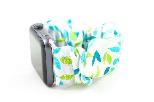 Petals Apple Watch Scrunchie Band - 38mm 42mm / 40mm 44mm Series 1 - 6 & SE