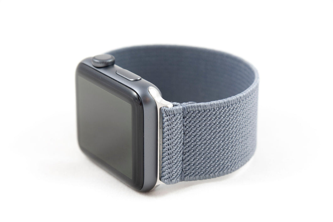 Gray Elastic Apple Watch Band