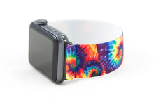 Load image into Gallery viewer, Tie Dye Pattern Elastic Apple Watch Band
