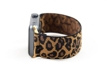 Load image into Gallery viewer, Leopard Elastic Apple Watch Band
