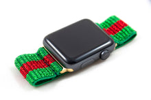 Load image into Gallery viewer, Sparkly Striped Elastic Apple Watch Band
