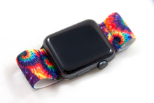 Load image into Gallery viewer, Tie Dye Pattern Elastic Apple Watch Band
