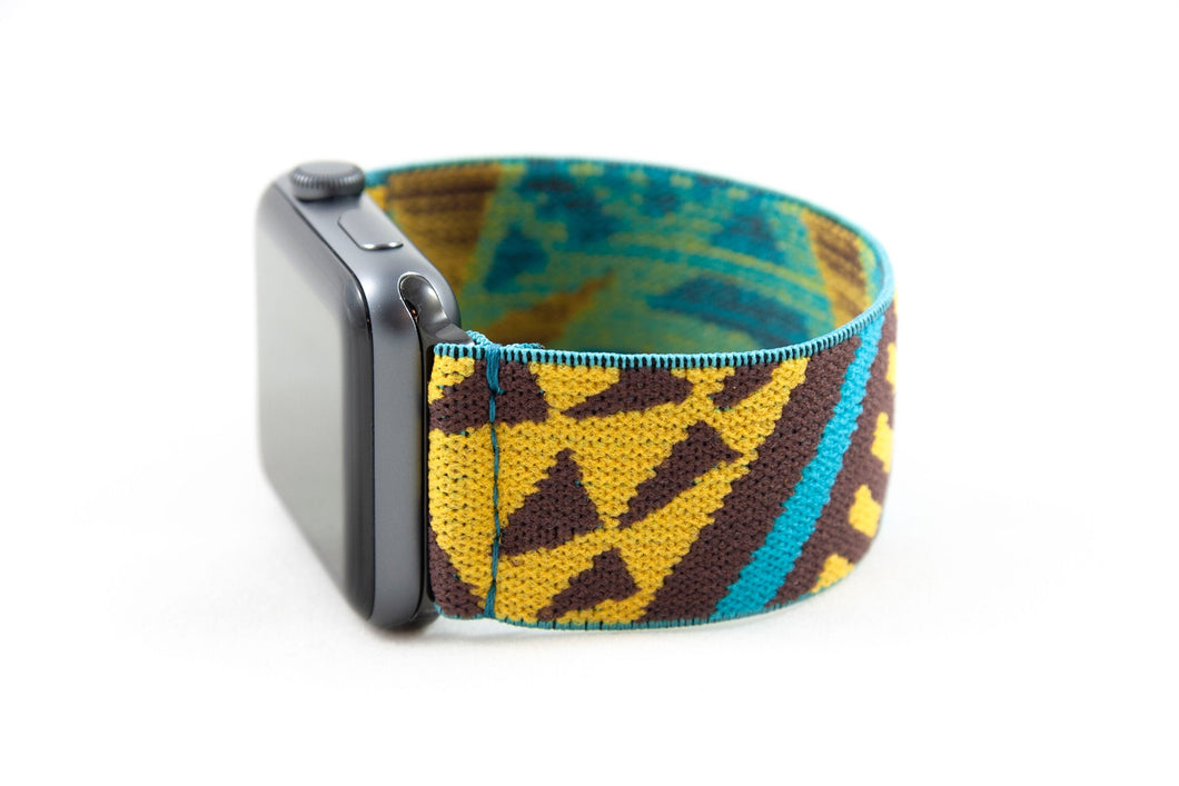 African Tribal pattern Elastic Apple Watch Band