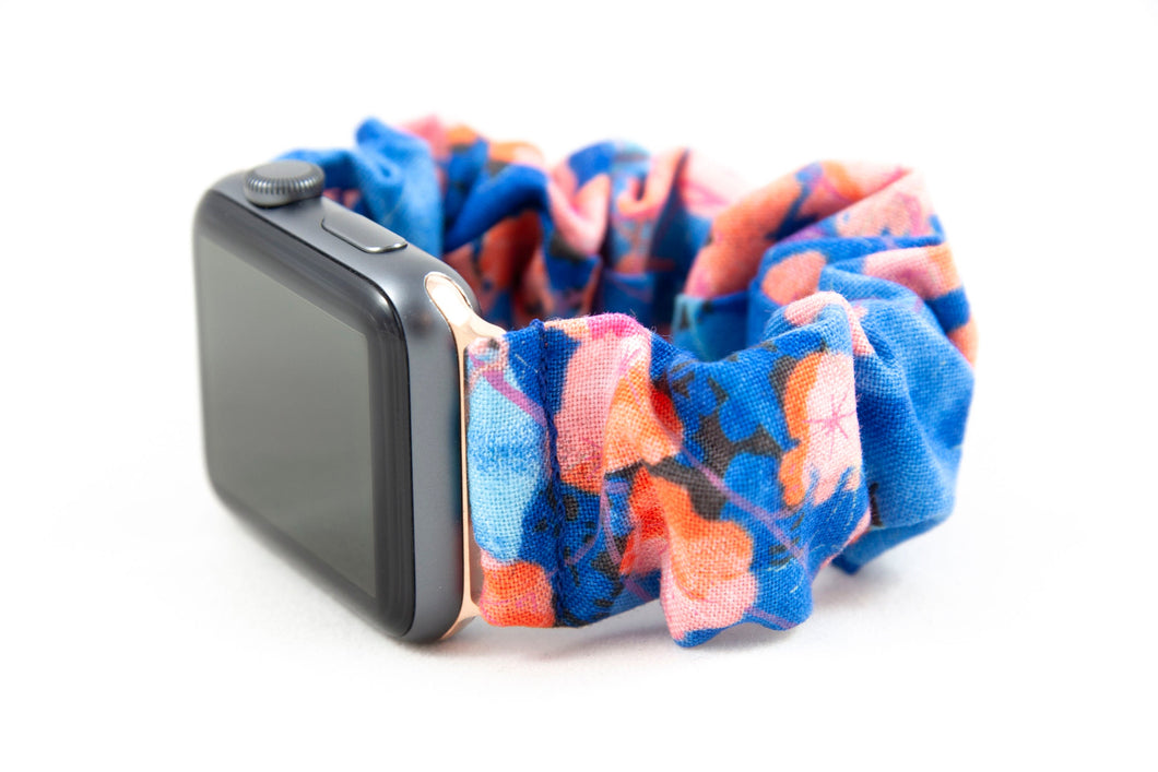 Hibiscus Apple Watch Scrunchie Band