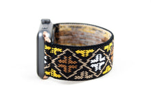 Load image into Gallery viewer, Yellow Ethnic Folk Elastic Apple Watch Band
