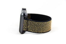 Load image into Gallery viewer, Thin Gold Sparkly Elastic Apple Watch Band
