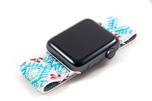 Load image into Gallery viewer, Apple Watch Band - Ice Blue Ethnic Pattern
