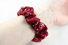 Load image into Gallery viewer, Red Nautical Apple Watch Scrunchie Band
