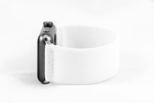 Load image into Gallery viewer, White Elastic Apple Watch Band
