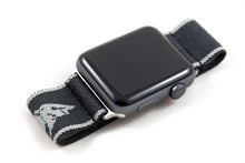 Load image into Gallery viewer, Navy Blue Shark Pattern Elastic Apple Watch Band
