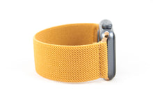 Load image into Gallery viewer, Saffron Yellow Elastic Apple Watch Band
