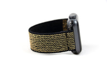 Load image into Gallery viewer, Thin Gold Sparkly Elastic Apple Watch Band
