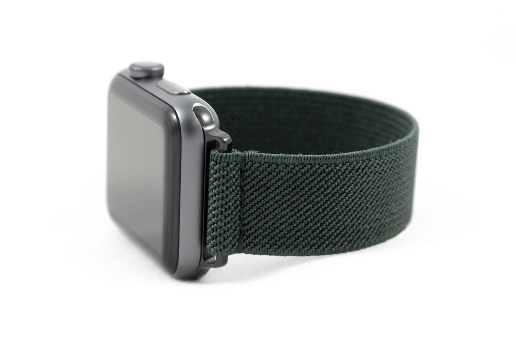 Army Green Thin Elastic Apple Watch Band