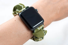 Load image into Gallery viewer, Frog Camo Apple Watch Scrunchie Band - 38mm 42mm / 40mm 44mm Series 1 - 6 &amp; SE
