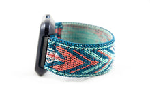 Load image into Gallery viewer, Tribal Chevron Elastic Fitbit Watch Band

