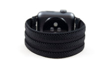 Load image into Gallery viewer, Luxury Black Elastic Apple Watch Band
