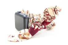 Load image into Gallery viewer, Marauder&#39;s Map Apple Watch Scrunchie Band with Top Knot Bow
