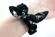 Load image into Gallery viewer, Hogwarts Apple Watch Scrunchie Band with Top Knot Bow
