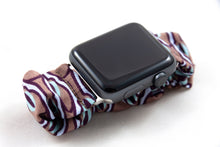 Load image into Gallery viewer, Peacock Apple Watch Scrunchie Band - 38mm 42mm / 40mm 44mm Series 1 - 6 &amp; SE
