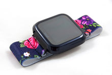 Load image into Gallery viewer, Floral Pattern Elastic Fitbit Watch Band
