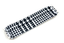 Load image into Gallery viewer, Houndstooth B&amp;W Elastic Apple Watch Band
