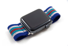 Load image into Gallery viewer, Nautical Stripe Elastic Apple Watch Band
