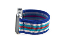 Load image into Gallery viewer, Nautical Stripe Elastic Apple Watch Band
